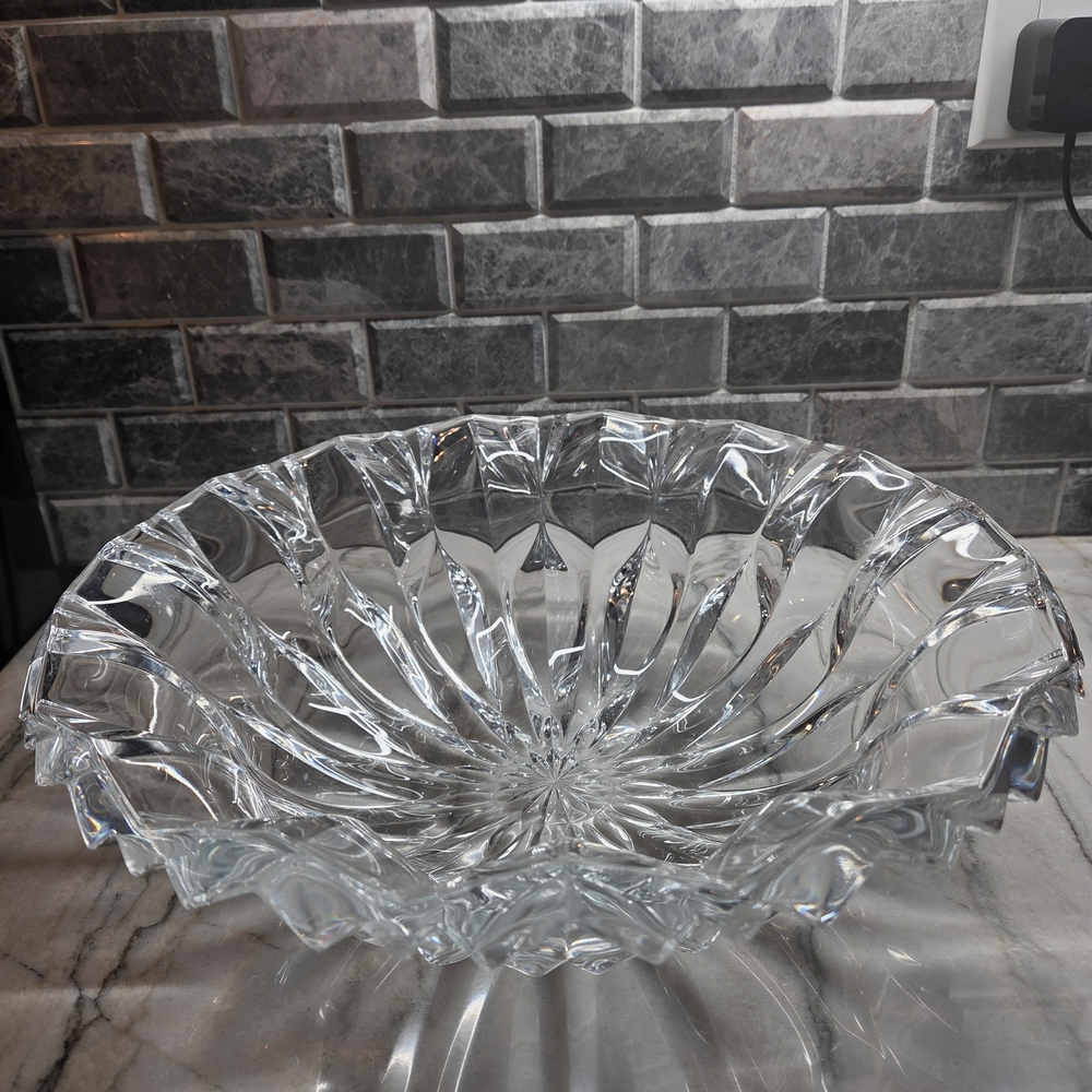 Elegant Clear Glass Bowl